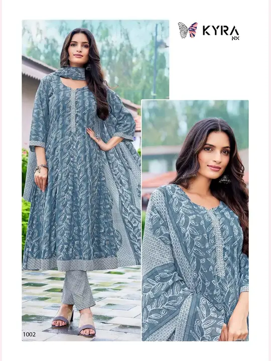 Kalki Anarkali 3-piece ethnic wear catalogue cover