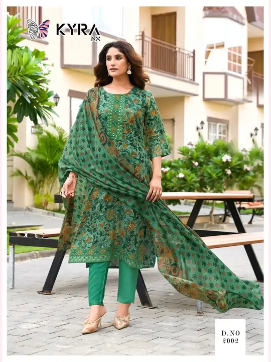 Kanak 3-piece ethnic wear catalogue cover