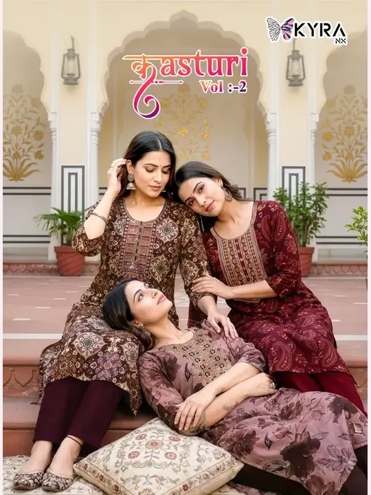 Kasturi Vol-2 3-piece set catalogue cover