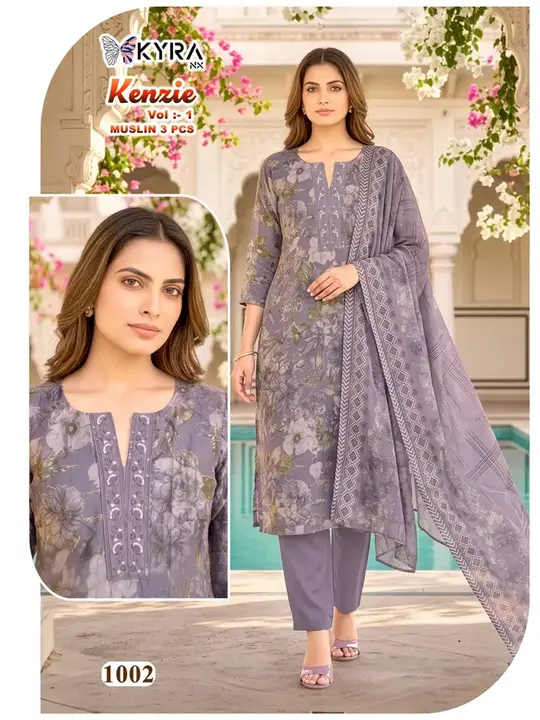 Kenzie 3-piece ethnic wear catalogue cover
