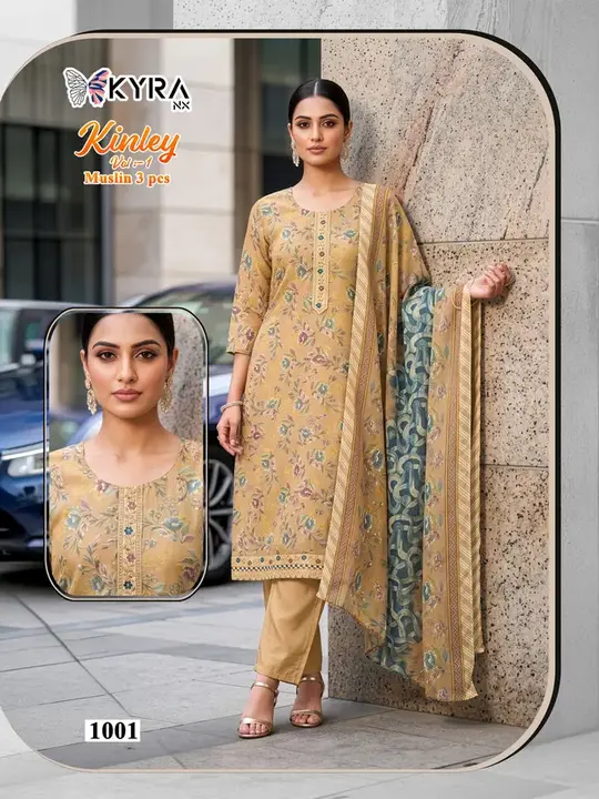 Kinley 3-piece ethnic wear catalogue cover